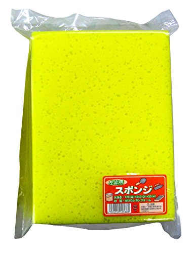 トップマン 左官用スポンジ 黄 170×240×50mm