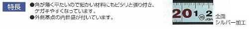 シンワ測定 差金 平ぴたサシガネ 30cm 62003