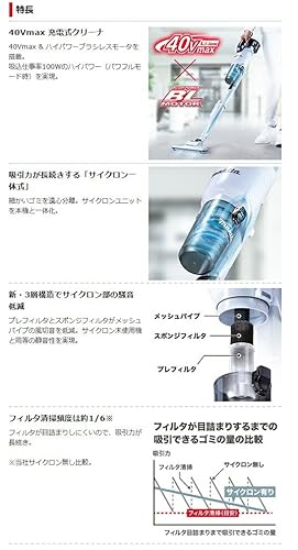 マキタ CL003GZO 充電式クリーナ 40Vmax