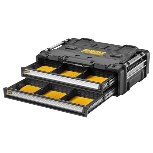 DEWALT TOUGHSYSTEM 2.0 DXL 浅型2段チェスト DWST08520-1