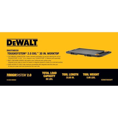 DEWALT TOUGHSYSTEM 2.0 DXL 作業台 DWST08550-1