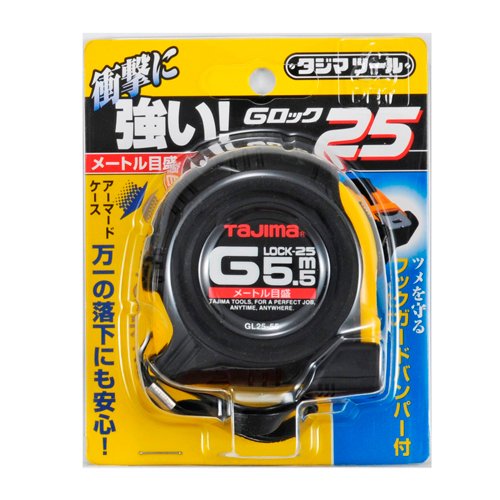Tajima G-Lock 25 Tape Measure 5.5m GL2555BL
