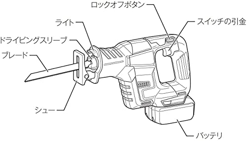 マキタ JR188DZ 充電式レシプロソー 18V 本体のみ
