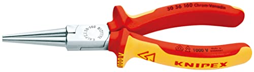 KNIPEX 絶縁ロングノーズプライヤー 1000V 160mm 3036-160