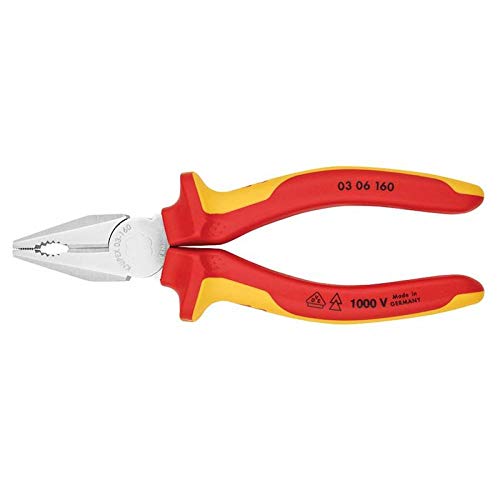 KNIPEX 絶縁ペンチ 1000V 160mm 0306-160