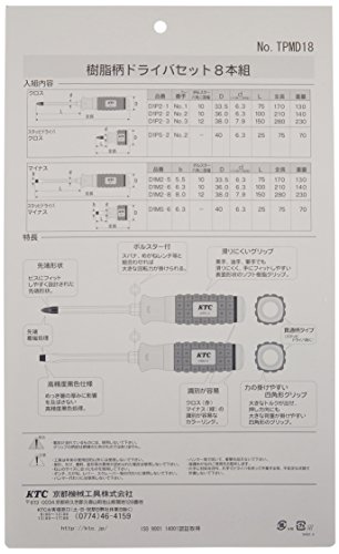 KTC 樹脂柄ドライバーセット [8本組] TPMD18