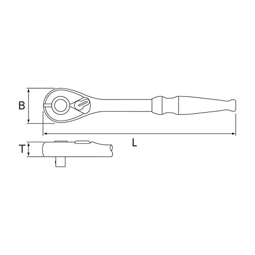 KTC ラチェットハンドル 9.5sq. BR3E-H