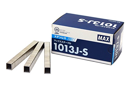 MAX ステンレスステープル 肩幅10mm 長さ13mm 5000本入 1013JS