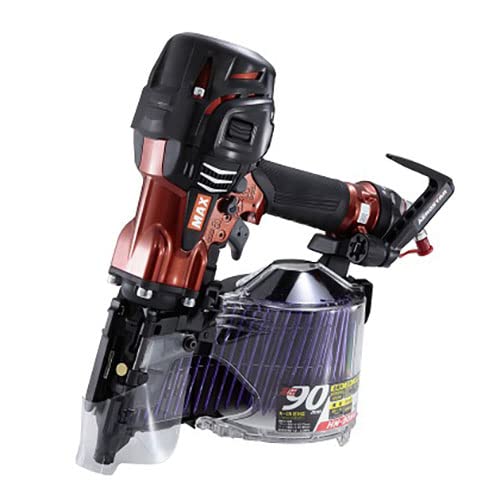 MAX HN-90N6(D)-R High-Pressure Coil Nailer 90mm (Super Nailer)