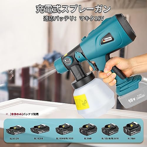 Orginer コードレススプレーガン マキタ18V対応 電動塗装機
