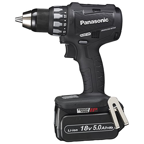 EZ74A2LJ2G-B 充電ドリルドライバー 18V 5.0Ah 電池2個・充電器・ケース付 ブラック