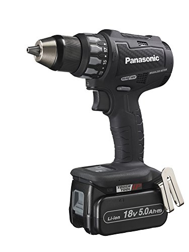 EZ74A2LJ2G-B 充電ドリルドライバー 18V 5.0Ah 電池2個・充電器・ケース付 ブラック