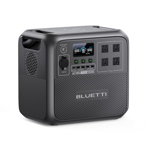BLUETTI AC180 Portable Power Station 1152Wh 1800W