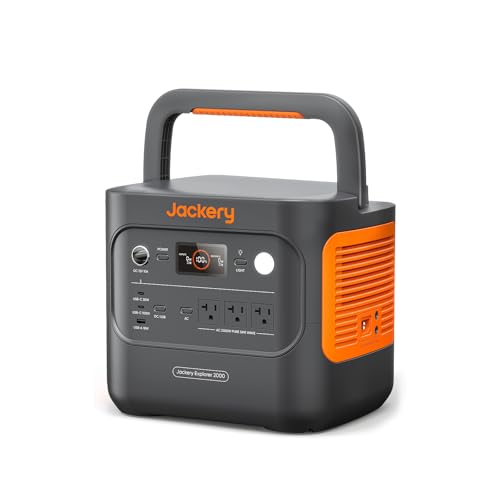 Jackery Portable Power Station 2000 New 2042Wh 2200W