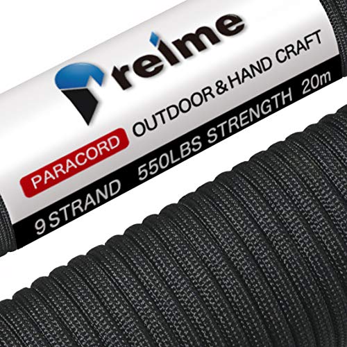 preime パラコード 4mm 9芯 30m ブラック