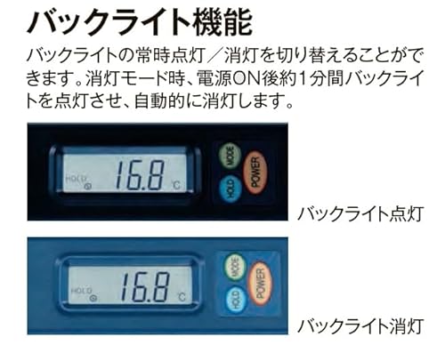 イチネンTASCO デジタル温度計セット TA410AB