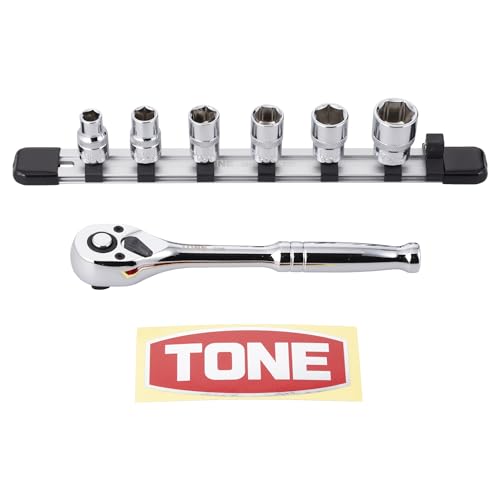 TONE SHCH3080 ソケットレンチセット 差込角9.5mm（3/8") 7点
