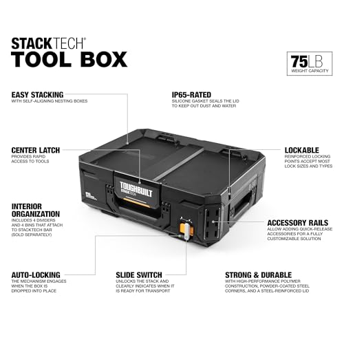 ToughBuilt STACKTECH ツールボックス 30 TB-B1-B-30