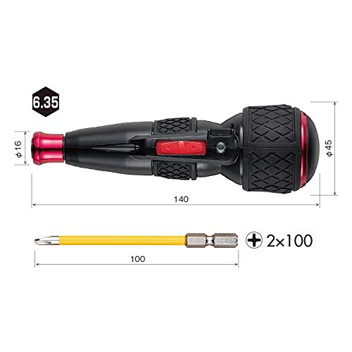 ベッセル(VESSEL) 電動ボールグリップドライバー ビット1本付 220USB-1