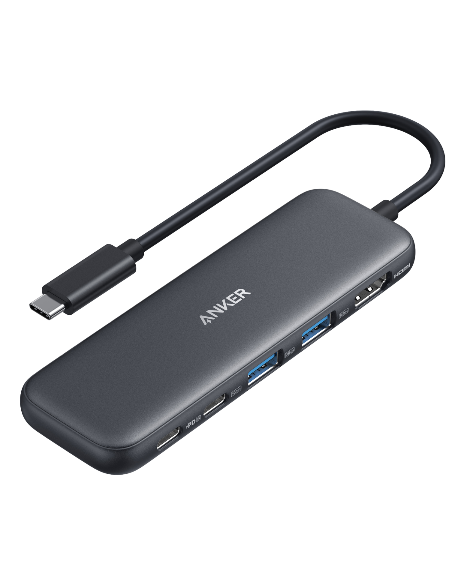 Anker 332 USB-C Hub (5-in-1, 4K HDMI, 85W Durchgangsladung)