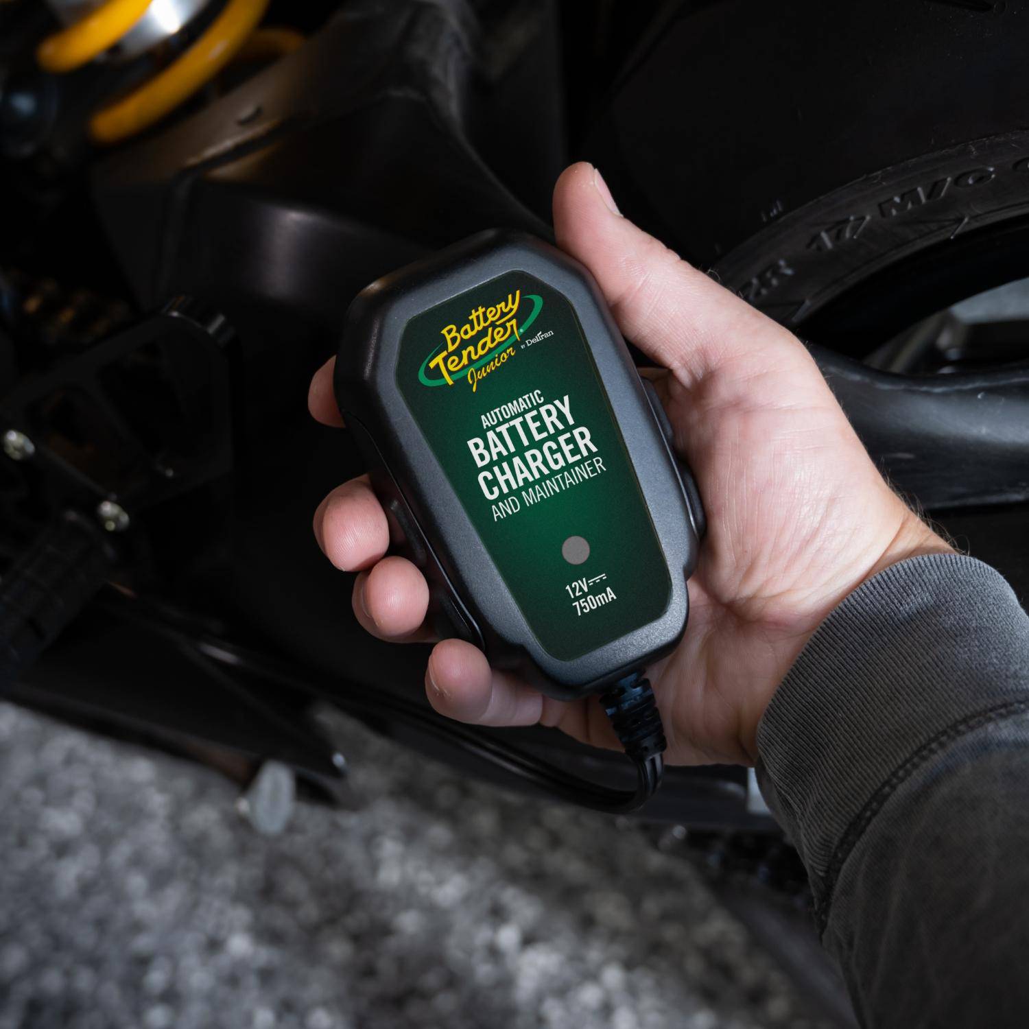 Battery Tender Junior battery charger use case