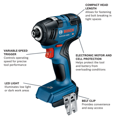 Bosch Professional GDR18V-1800 Brushless Impact Driver