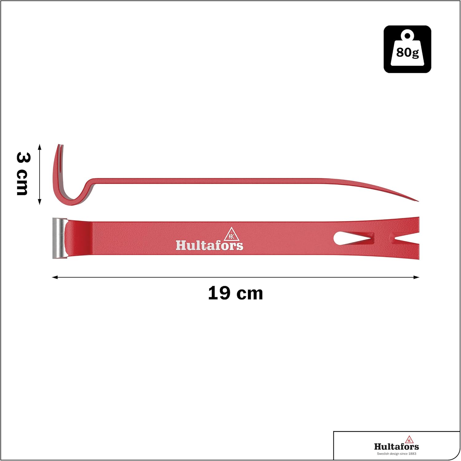 Palanca Mini Hultafors 190 mm (827023)