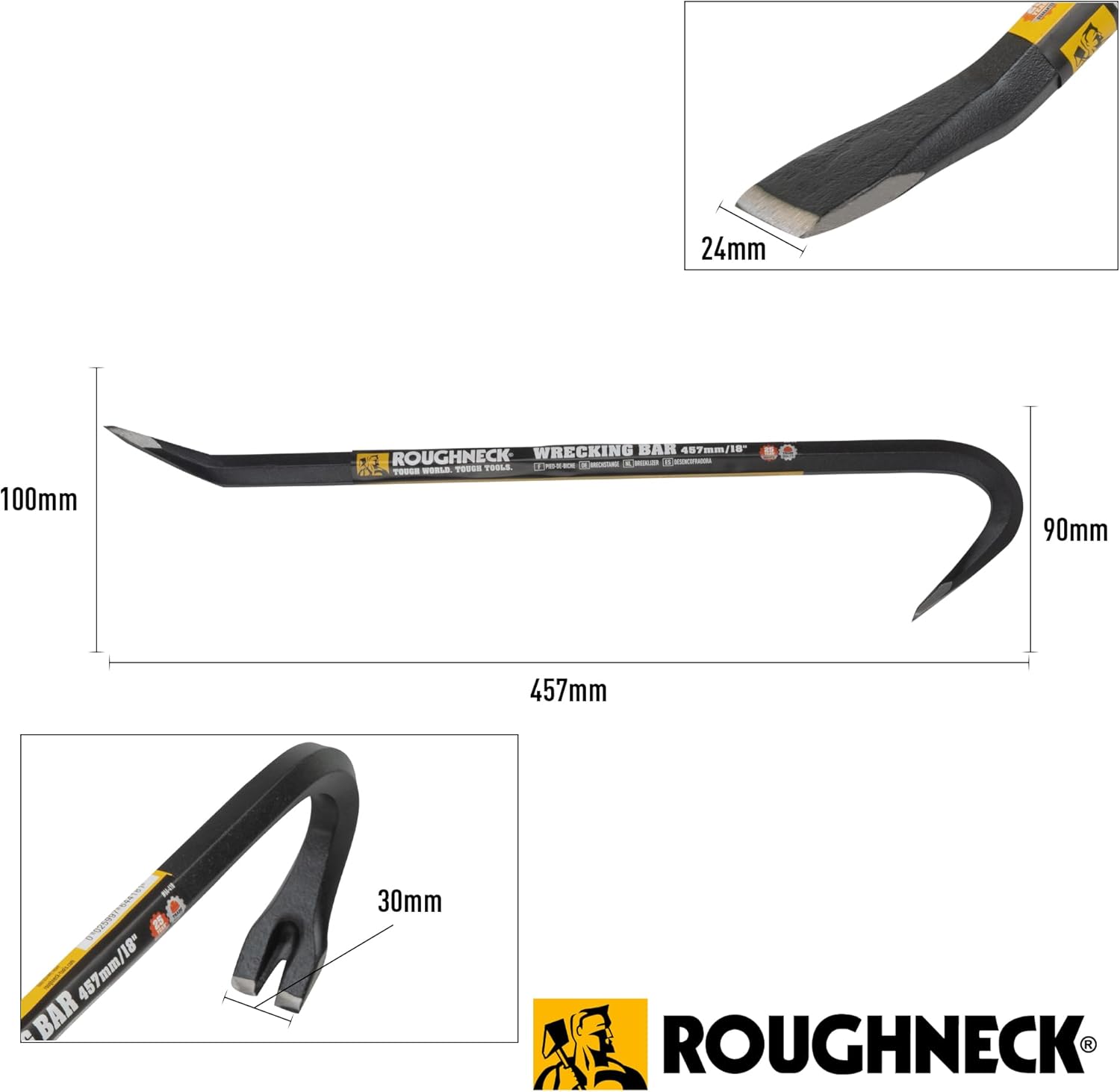 Palanca de demolición Roughneck – 457 mm (18″)