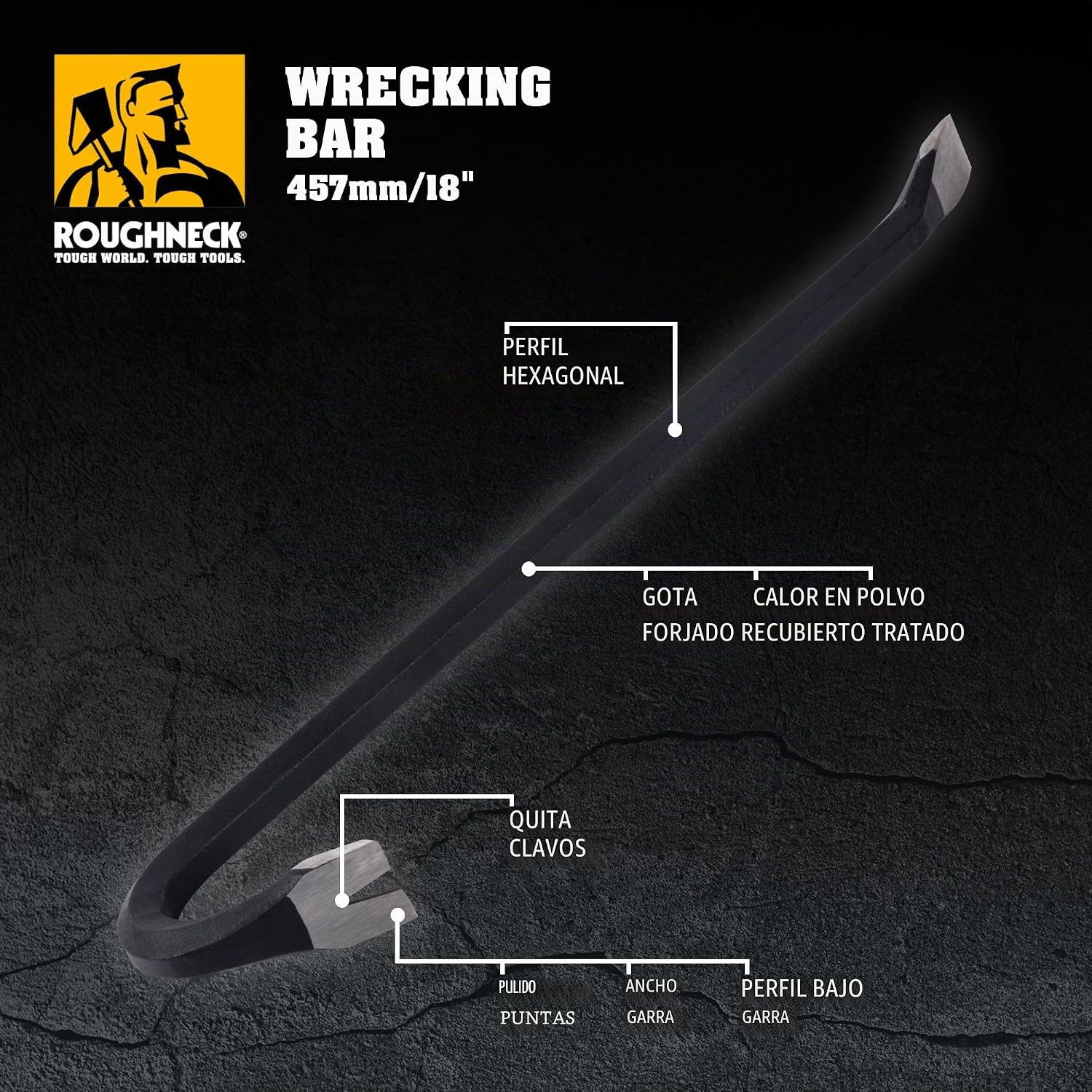 Palanca de demolición Roughneck – 457 mm (18″)