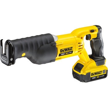 デウォルト(DEWALT) コードレス レシプロソー ブラシレスモーター 自由な角度 4方向クランプ 18V 4Ahバッテリー2個 充電器付き DCS380M2