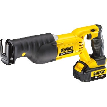デウォルト(DEWALT) コードレス レシプロソー ブラシレスモーター 自由な角度 4方向クランプ 18V 4Ahバッテリー2個 充電器付き DCS380M2