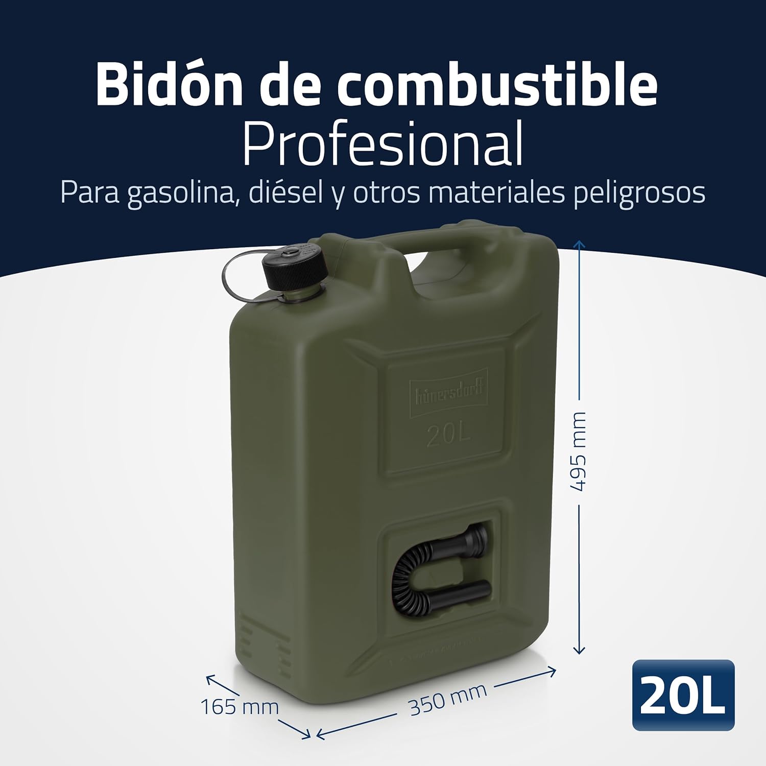 Bidón para Carburante Hünersdorff 20L