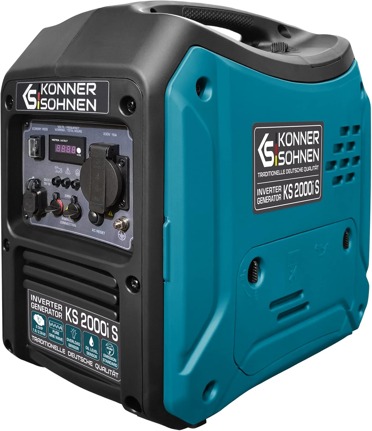 Generador Inverter Könner & Söhnen KS 2000i S, Potencia Nominal 2.000 W