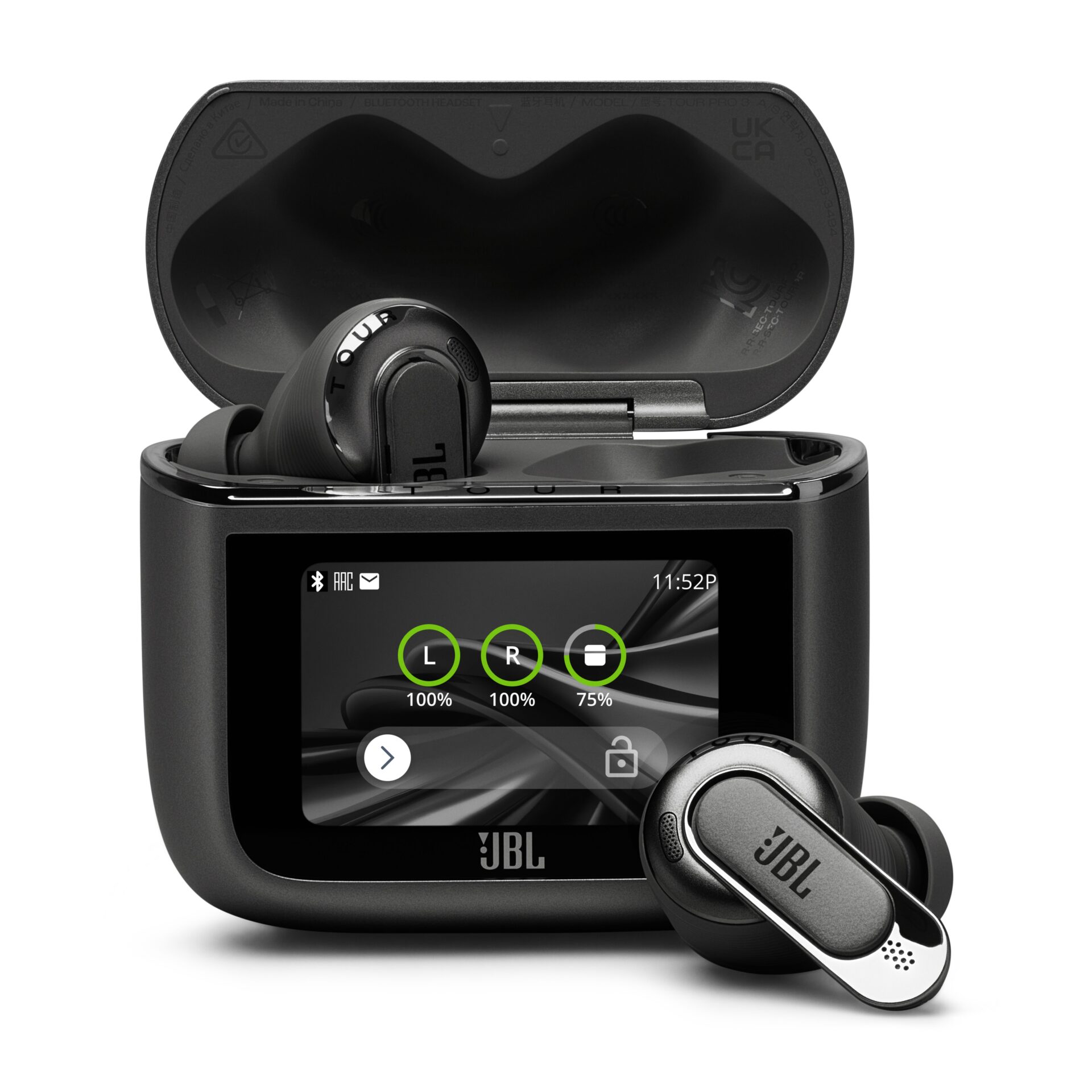 JBL Tour Pro 3 True Wireless Earbuds (Smart Charging Case)