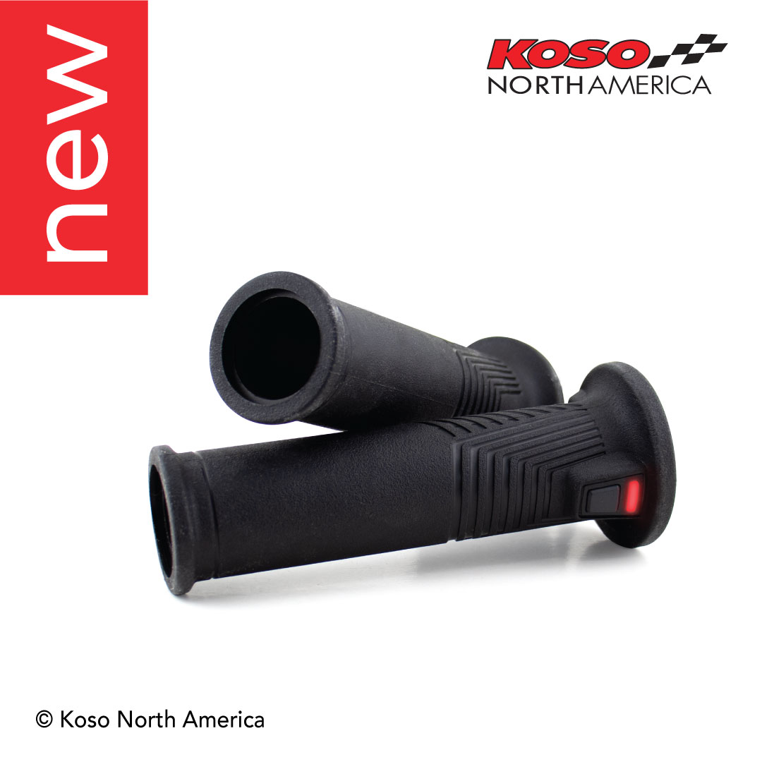 Koso Artemis Heated Grips (Universal Fit, 120mm)