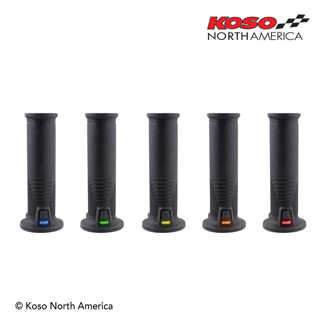 Koso Artemis Heated Grips (Universal Fit, 120mm)