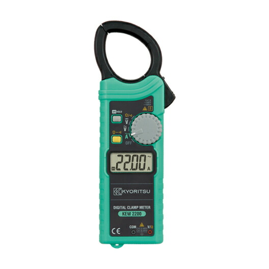 共立電気計器(KYORITSU) ACデジタルクランプメータ KEW2200