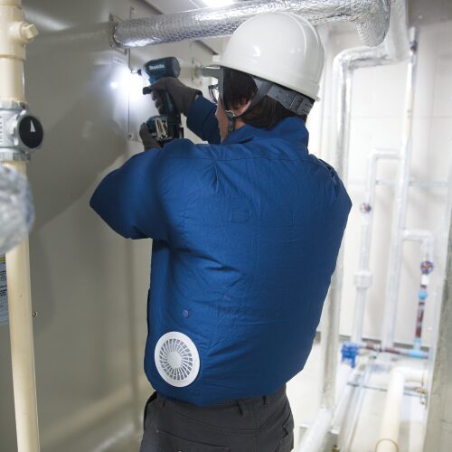Makita DFJ304ZS 18V LXT Cotton Fan Jacket