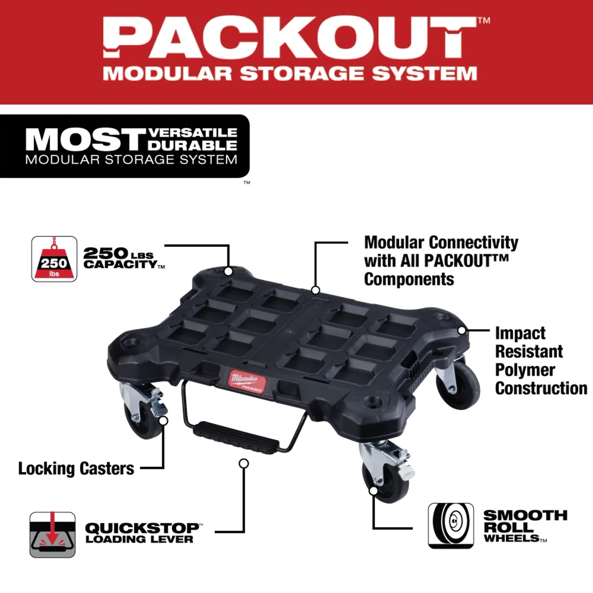 Milwaukee PACKOUT Dolly 48-22-8410