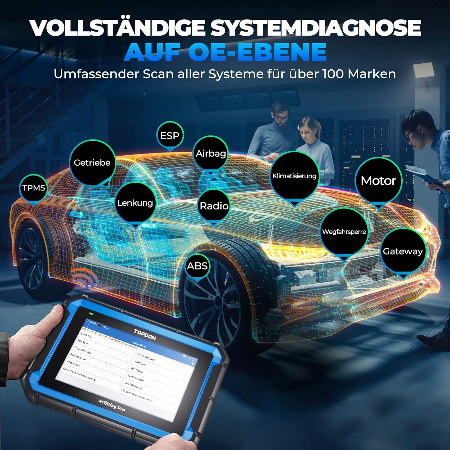 TOPDON ArtiDiag Pro V2.0 OBD2 Diagnoseger&auml;t