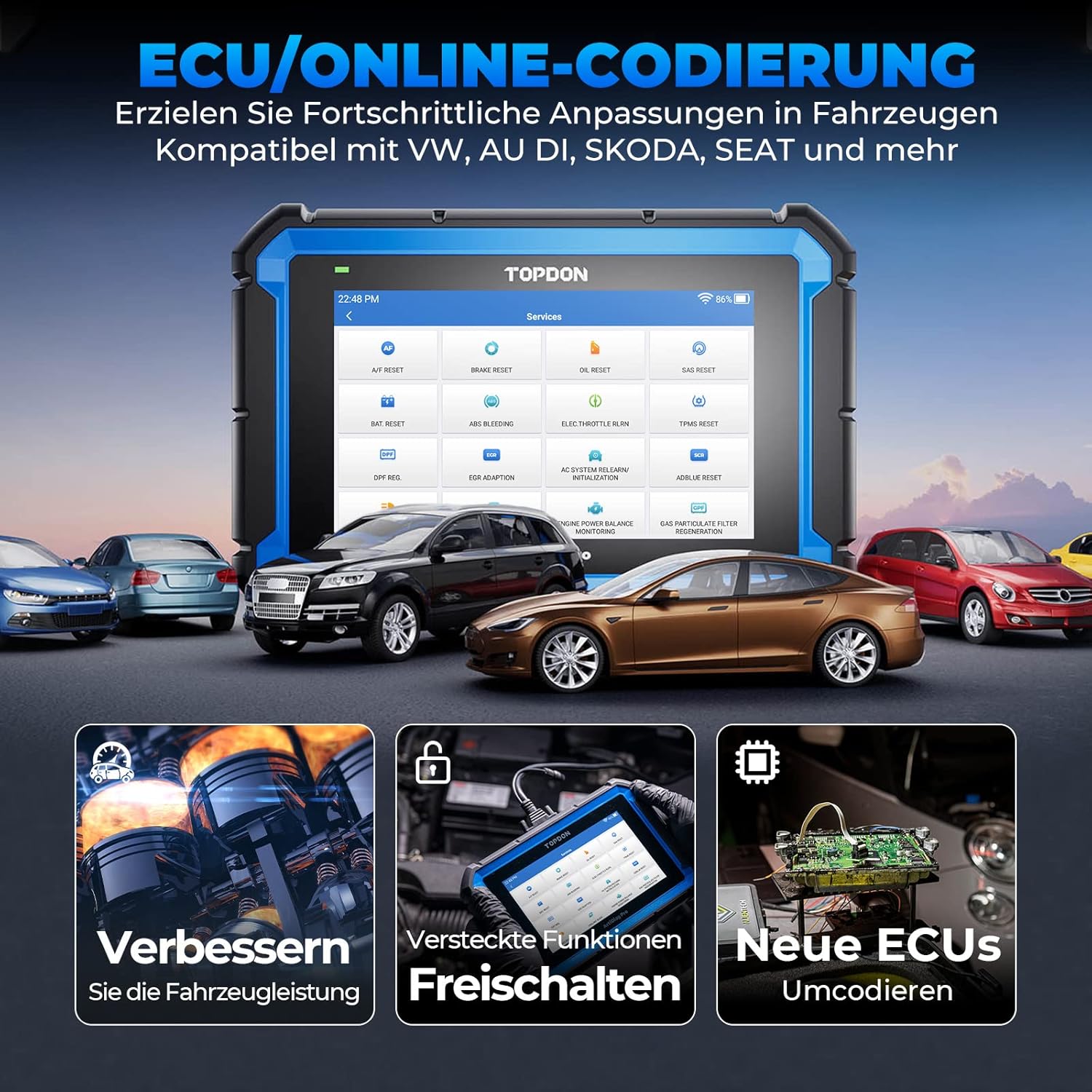 TOPDON ArtiDiag Pro V2.0 OBD2 Diagnoseger&auml;t