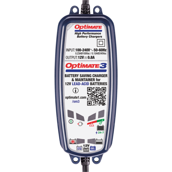 OptiMate 3 battery charger use case