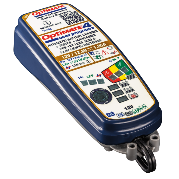 OptiMate 4 Quad Program battery charger use case