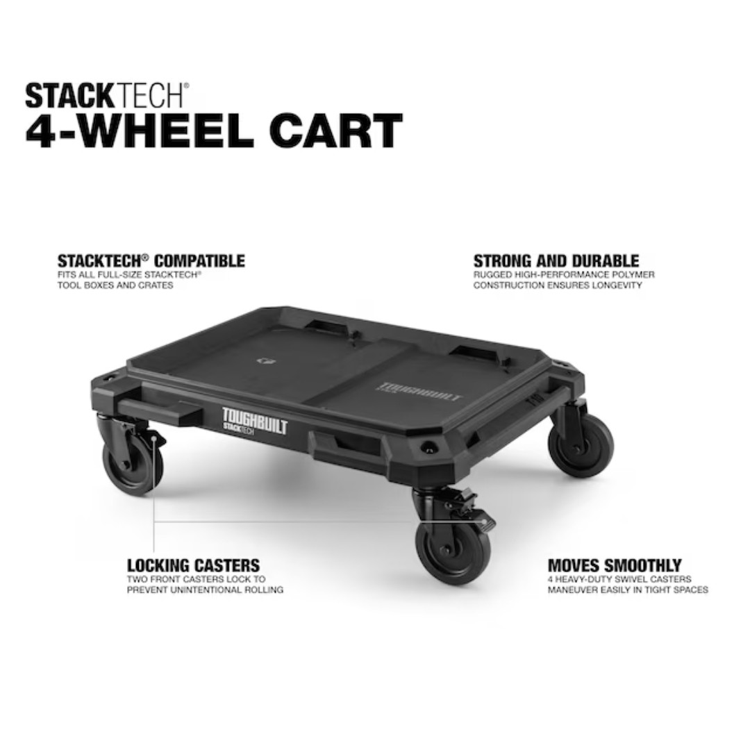 ToughBuilt StackTech 4-Wheel Cart TB-B1-T-10