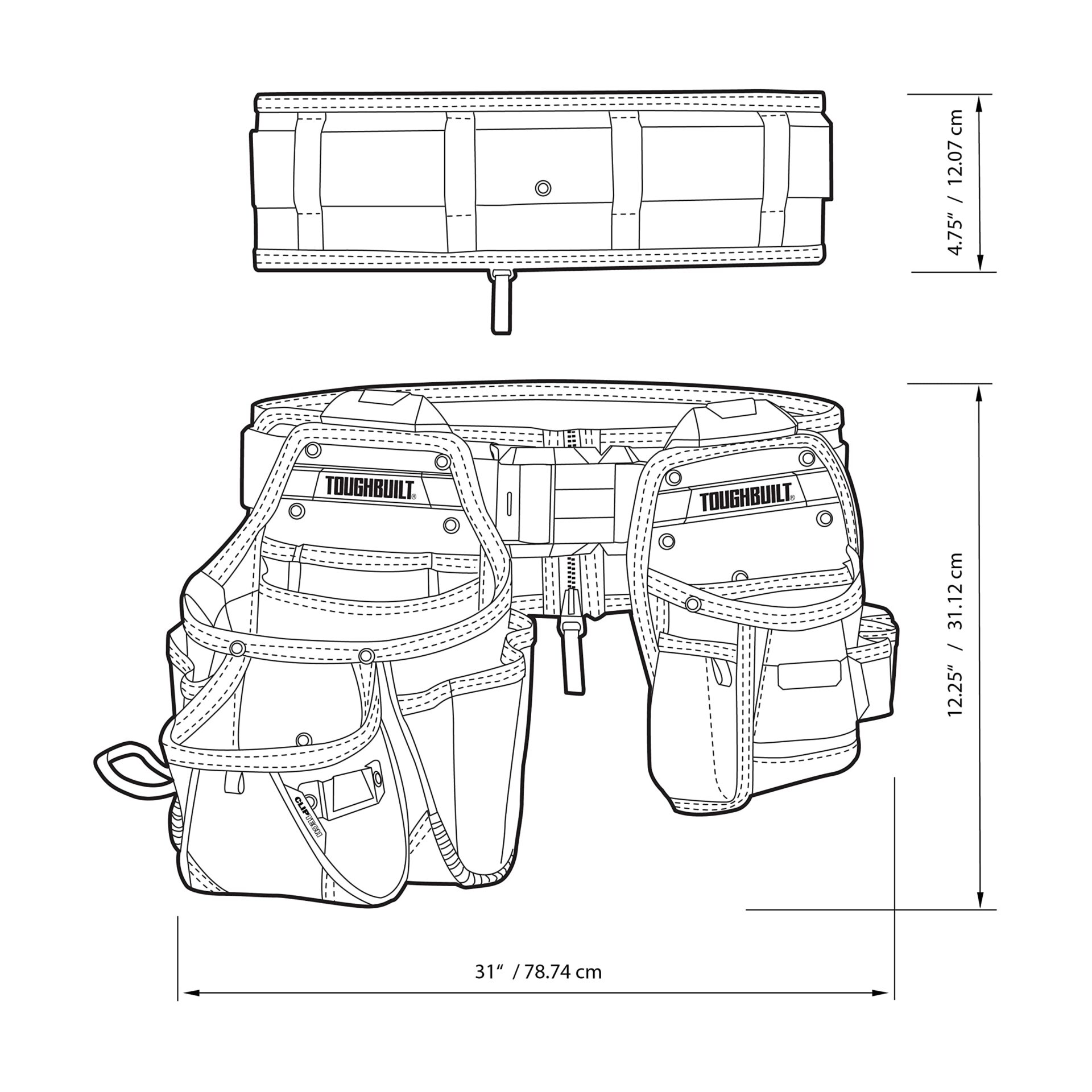 ToughBuilt TB-CT-111-CP ClipTech Set