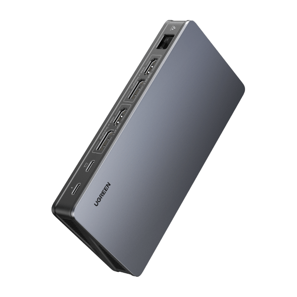 UGREEN Revodok Pro 209 USB-C Docking Station (9-in-1, Dual DisplayPort + Dual HDMI, 100W PD)