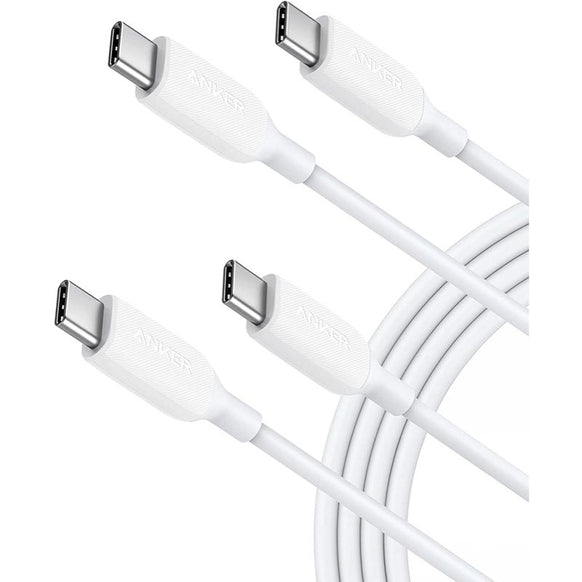 Anker PowerLine III USB-C & USB-C 2.0 100Wケーブル 1.8m 2本セット
