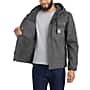 Chaqueta de trabajo Carhartt Bartlett con forro sherpa, corte relaxed, en negro