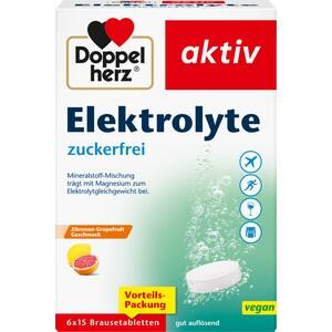 Doppelherz Elektrolyte Brausetabletten Zitrone-Grapefruit, zuckerfrei