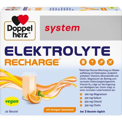 Doppelherz Elektrolyte Recharge System, Granulado 20 uds